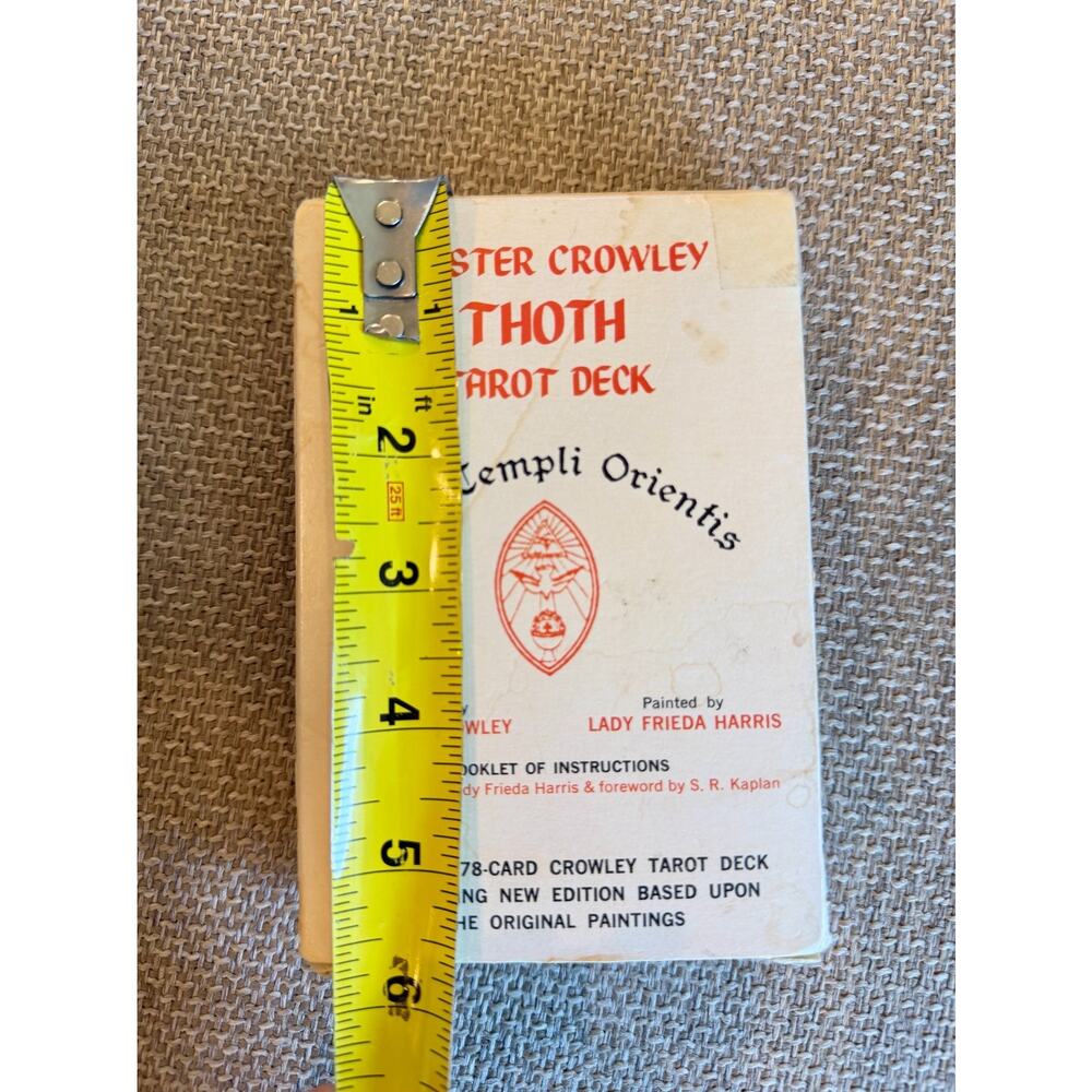 Vintage 1978 Aleister Crowley Thoth Tarot Deck AC78 Belgium U.S. Games 78 Cards - Picture 7 of 9